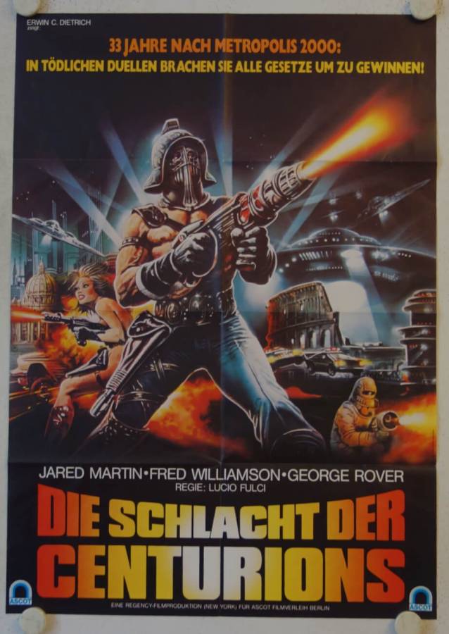 Die Schlacht der Centurions originales deutsches Filmplakat